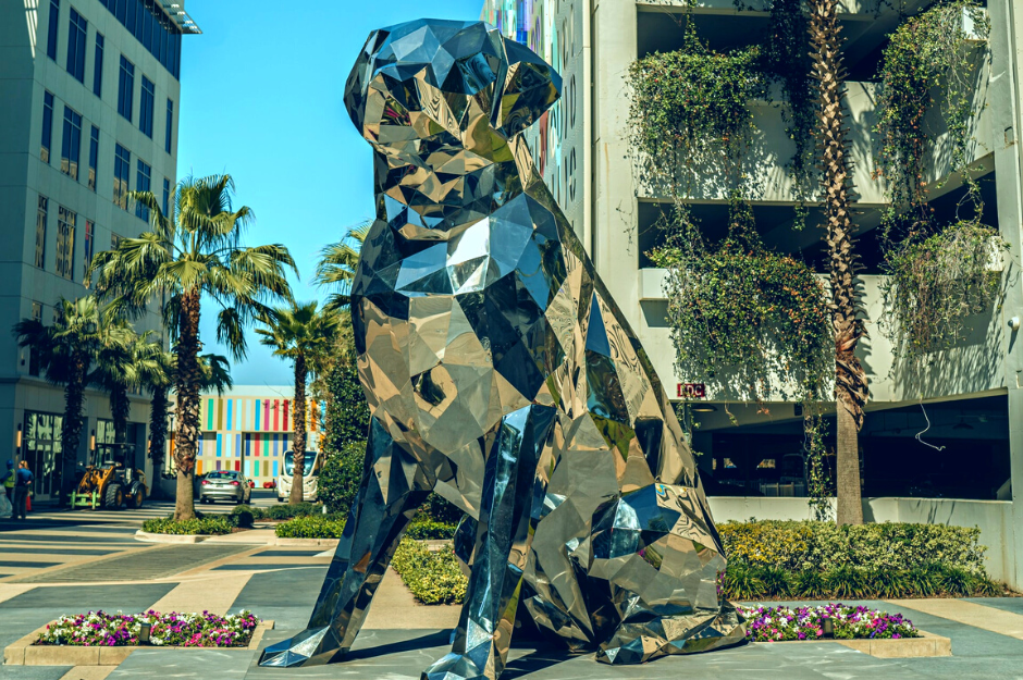 lake nona dog statue