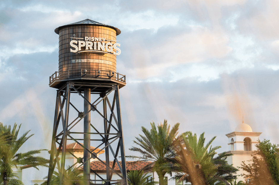 disney springs water tower