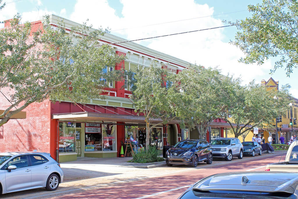 downtown sanford restaurants // image of bishop block in sanford taken by Steven Martin